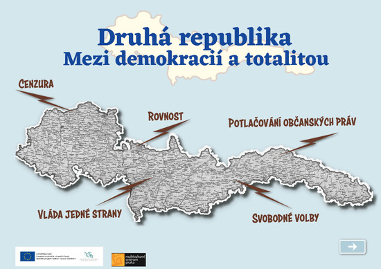 Online vyučovací hodina: Druhá republika – mezi demokracií a totalitou