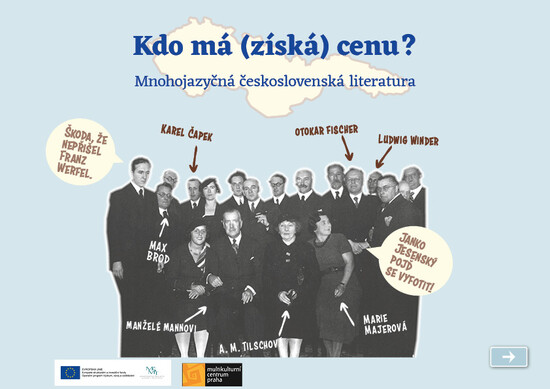 Online vyučovací hodina: Kdo má (získá) cenu? Mnohojazyčná československá literatura