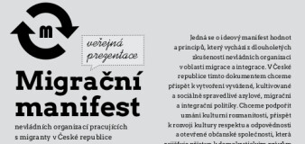 Zveme na představení Migračního manifestu