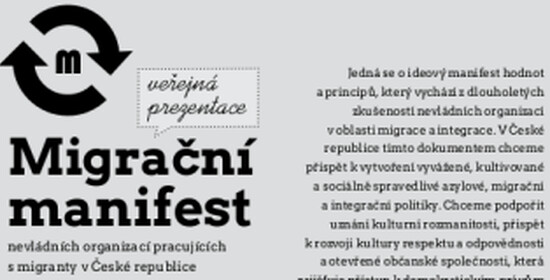 Zveme na představení Migračního manifestu