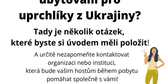 Základní otázky pro každého, kdo by chtěl nabídnout ubytování pro uprchlíky